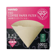 Load image into Gallery viewer, Hario V60 filters - Unbleached
