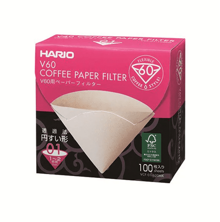 Hario V60 filters - Unbleached