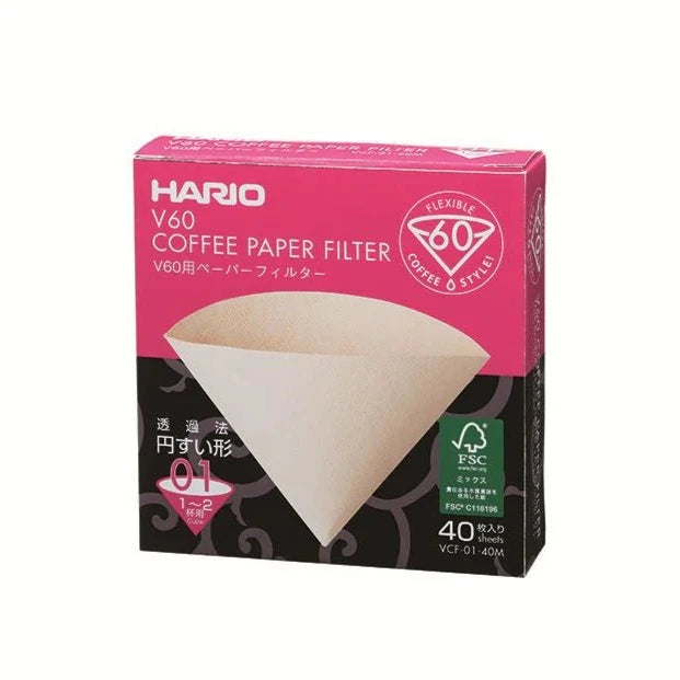 Hario V60 filters - Unbleached