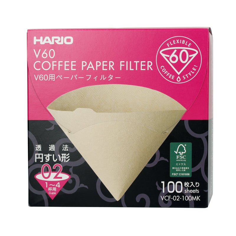 Hario V60 filters - Unbleached