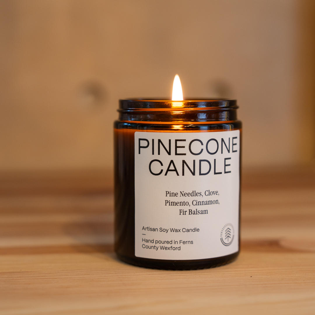 Pinecone Candle