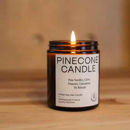 Pinecone Candle