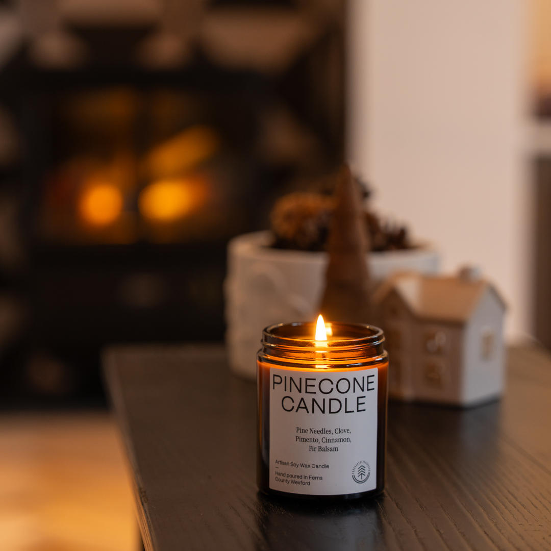 Pinecone Candle